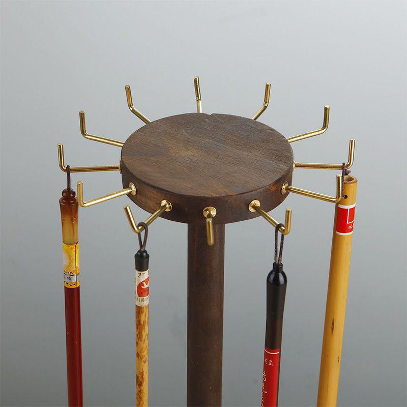 Retro Desktop Calligraphy Brush Stand and Pen Holder Display Shelf