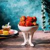 Cute Three Legged Fruit Plate Creative Ceramic Plate Birthday Party Snack Dessert Plate Modern Home Table Decoration Tableware