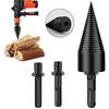 Wood Splitter Drill Bit Cone Splitter 85mm with Deep Spiral and Three Handles for Enhanced Wood Splitting Efficiency