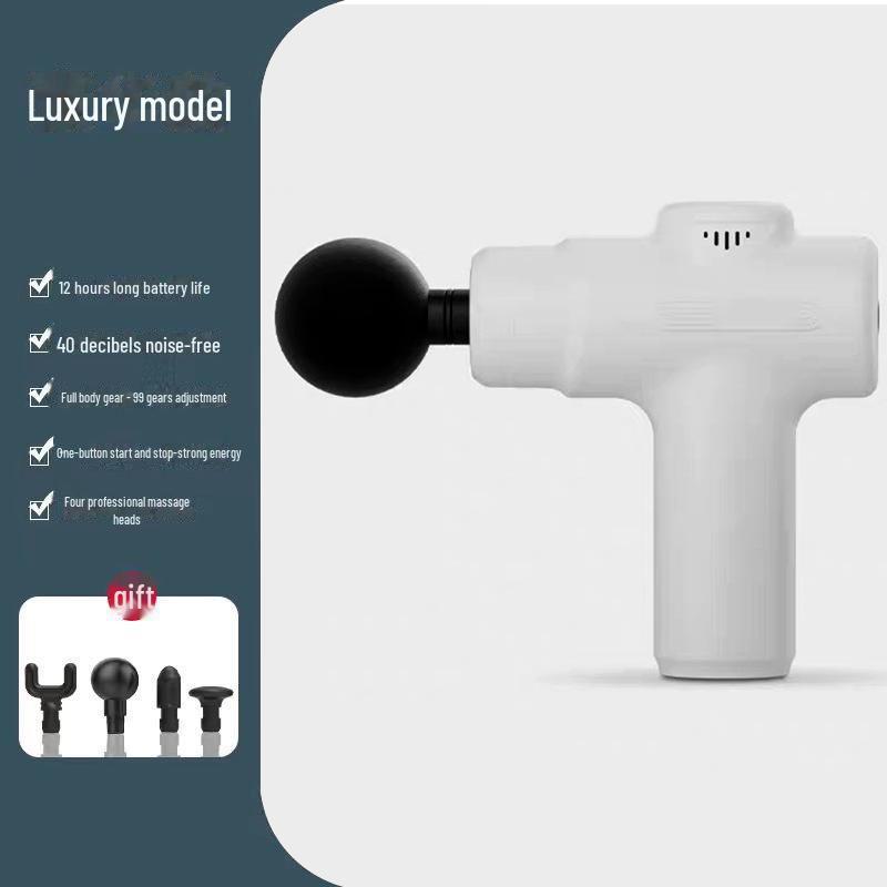 "Portable Mini Fascia Gun Massager for Neck & Muscle Relaxation"