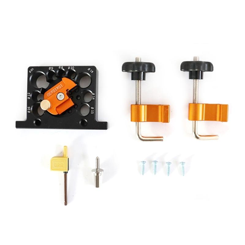 Dowel Cutter Plate Jig Kits with 9 Holes Suitable for Efficient and Accurate Wood Shaping Crafting Carpentry Enthusiasts