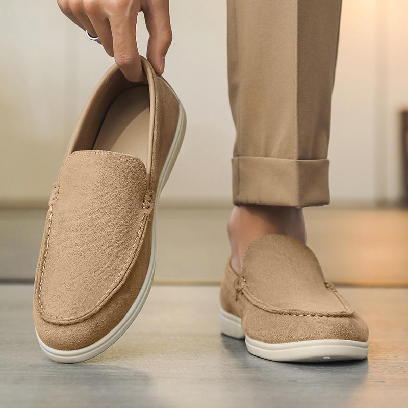Summer Autumn Men's On Slip Loafers Daily Casual Comfortable Non Slip Breathable Lightweight Soft Sole Outdoor Walking Shoes