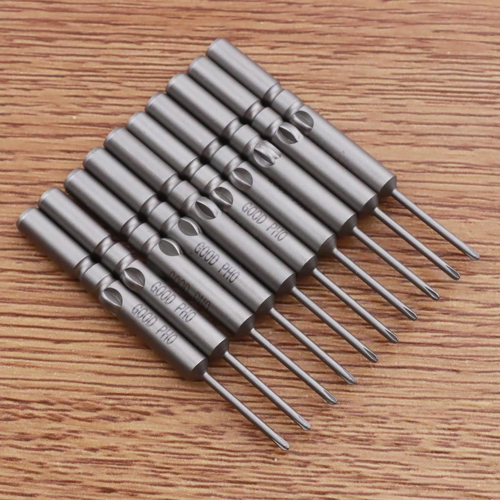 High-Quality Magnetic PH0 Phillips Head Electric Screwdriver Bit, S2 Steel, 5x60x1.5x20 Mm