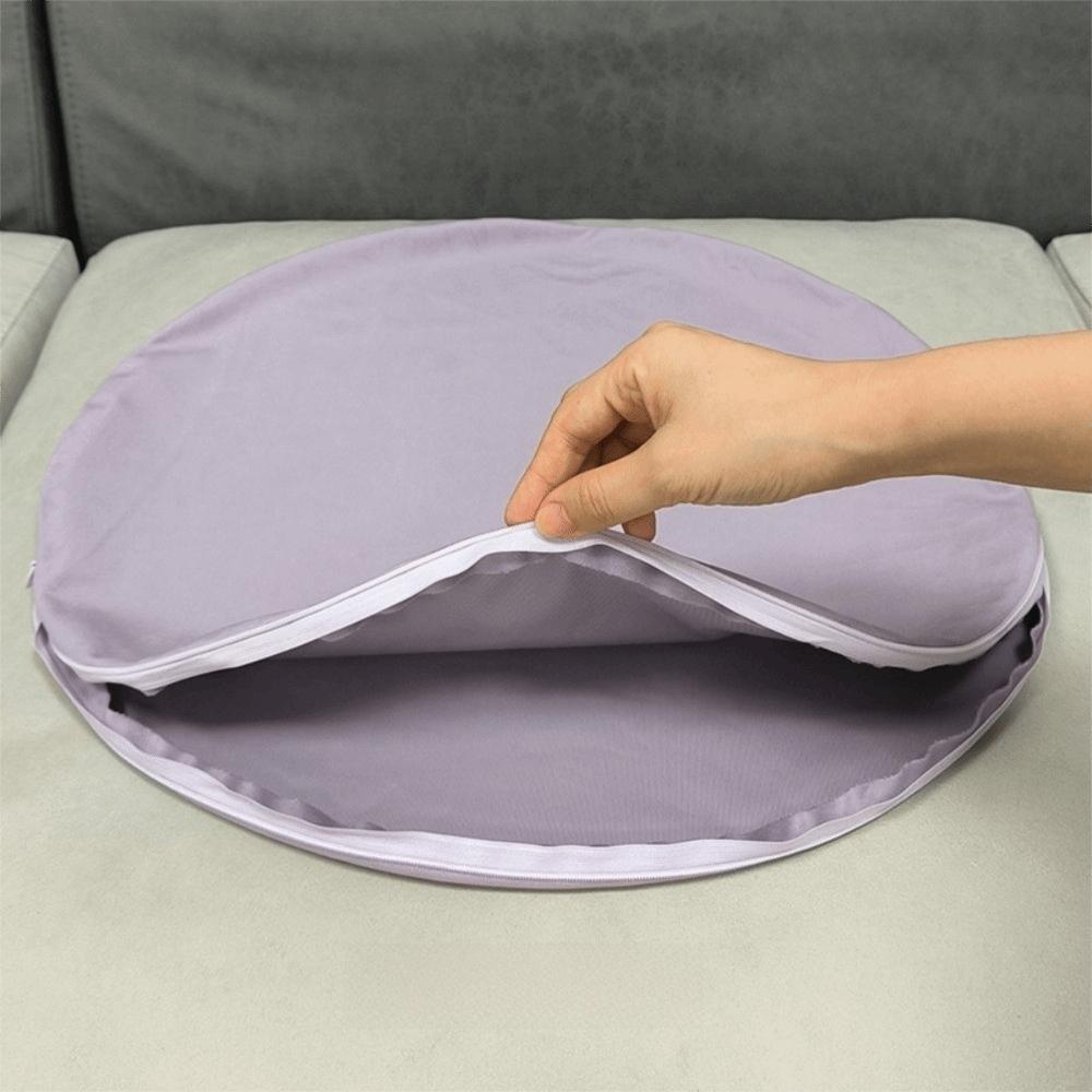 Runder Nickerchen-Kissenbezug 40*40cm Dekorative Kissenhülle Wurfkissenbezug für Wohnzimmer & Schlafzimmer