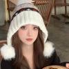 2025 Korean Version of Versatile Knitted Hat Children's Season Sweet Warm Pile Hat Fashion Wool Hat