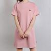 Puma Solid Color Spliced Loose Breathable Casual Sports Short Sleeve Dress Women dresses Pink 595996-14