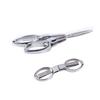 MUQZI Sports Accessory Mini Folding Stainless Steel Scissors Keychain Fishing Camping Travel Cutter