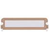 VidaXL Barrière de lit enfant Taupe 150x42 cm Polyester 10165