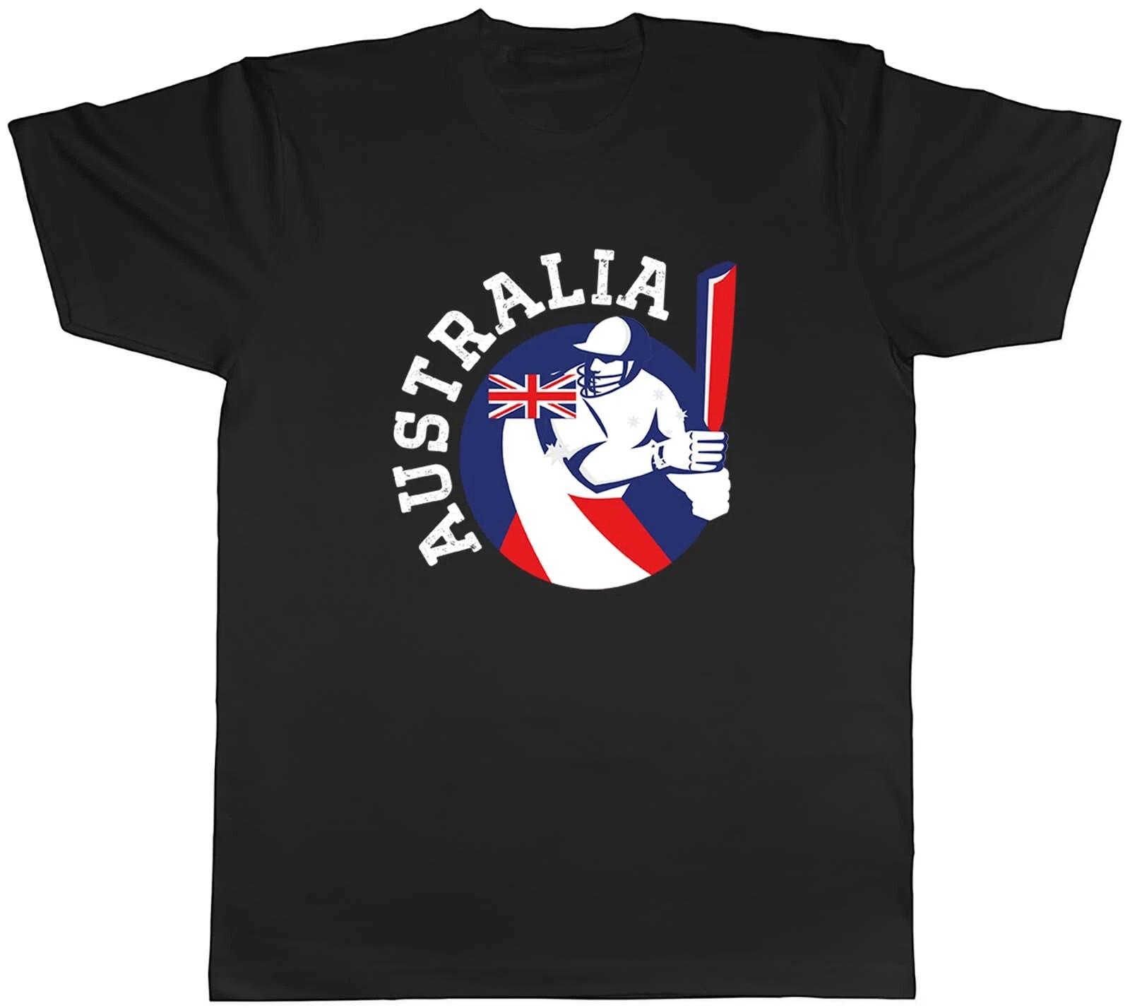 Cricket Australia Sports Mens Unisex T-Shirt Supporters Fans Tee Gift M