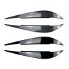 1Pair ABS car Headlight Eyebrows Eyelid Cover Stickers for BMW 4 Series F82 F83 F32 F33 F36 M4 Coupe/Gran Coupe/Cabrio 2014-