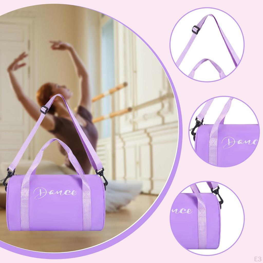 Taneční taška pro dívky s popruhem Duffle Gym Weekender Gymnastika