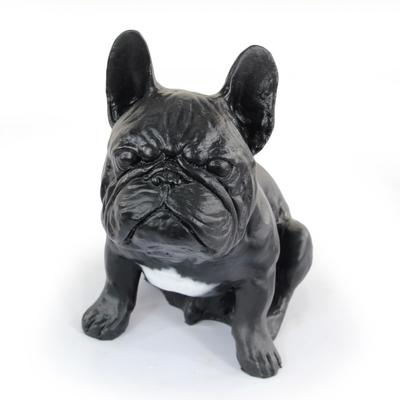 French Bulldog, Frenchie III - Dog Statue, Sitting Dog for Desk, Decoration for the Living Room of a Dog Lover by