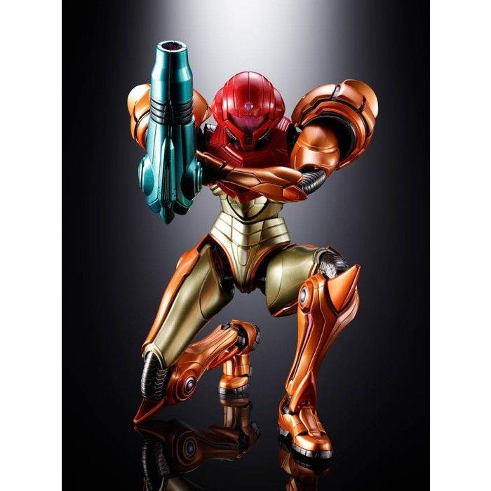 Bandai Tamashii Nations - Metroid Prime 4: Beyond - Diecast Chogokin Figurine Samus Aran LED 21 Cm