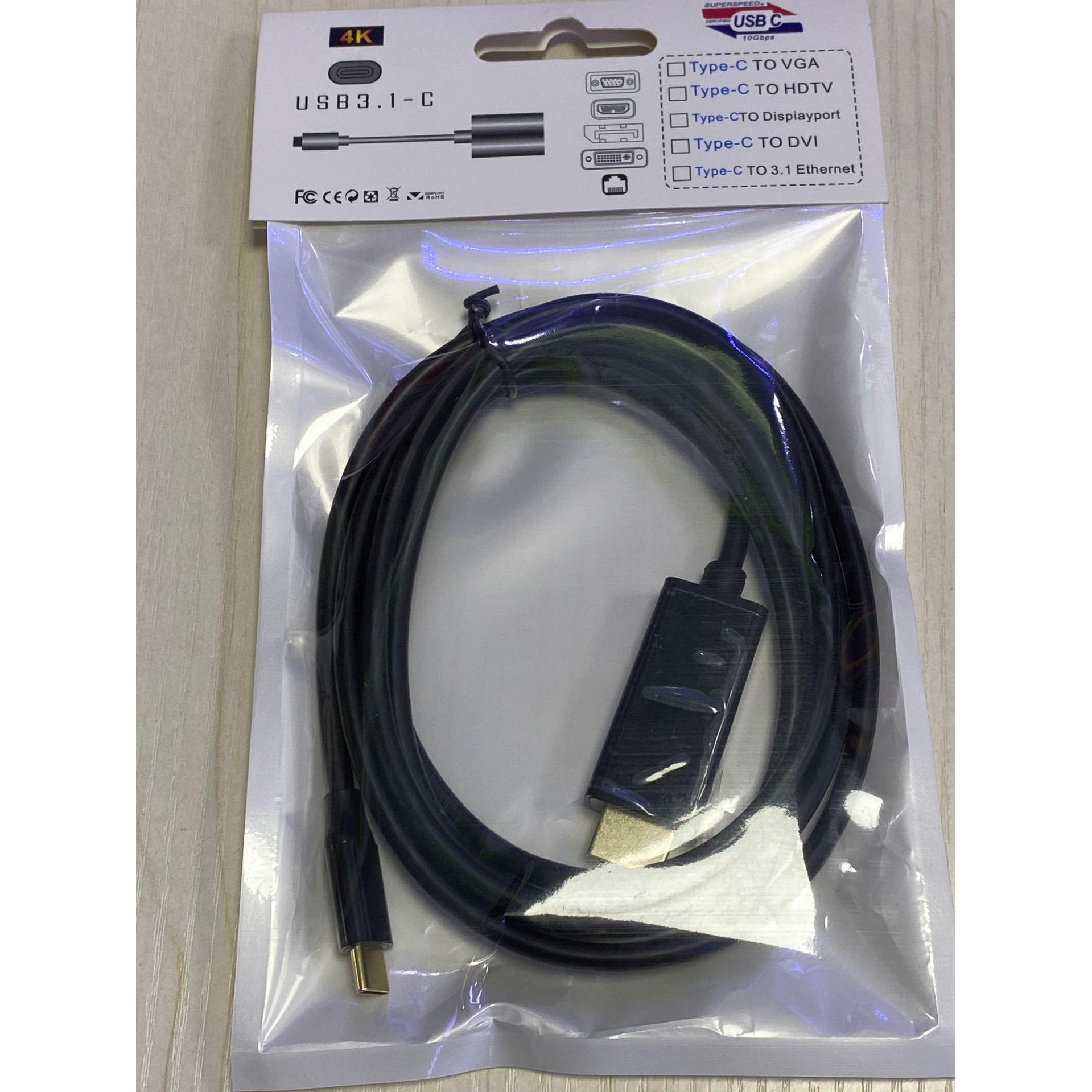 

PDTO Новый 1,8 м USB C Type C к HDMI TV AV-кабель-адаптер Планшетный мобильный телефон HDTV