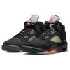 Air Jordan 5 Retro GORE-TEX Off-Noir Women Sneakers Black Fire-Red Muslin DR0092-001