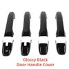 ABS Plastic Carbon Car Upgrade Accessorie Plated Exterior Door Handle Bowl Covers Trim Paste Style For Toyota RAIZE