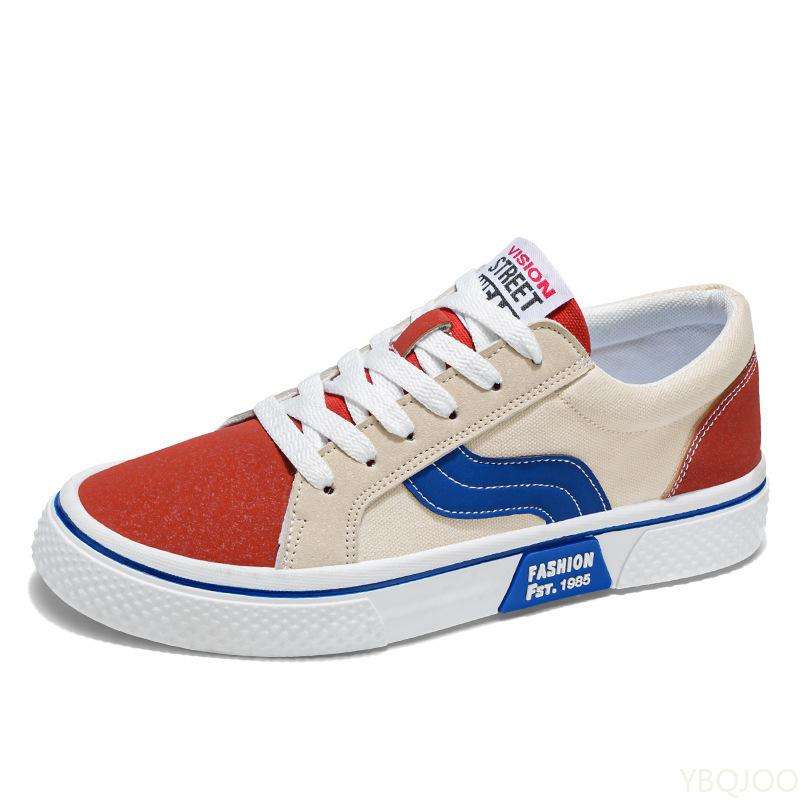 Fashion Men's spring new breathable versatile soft soled casual sports shoes trendy fashionable simple canvas shoes
