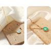 Meier New Retro Chic Titanium Steel Gold-plated Enamel Devil's Eye Pendant Necklace