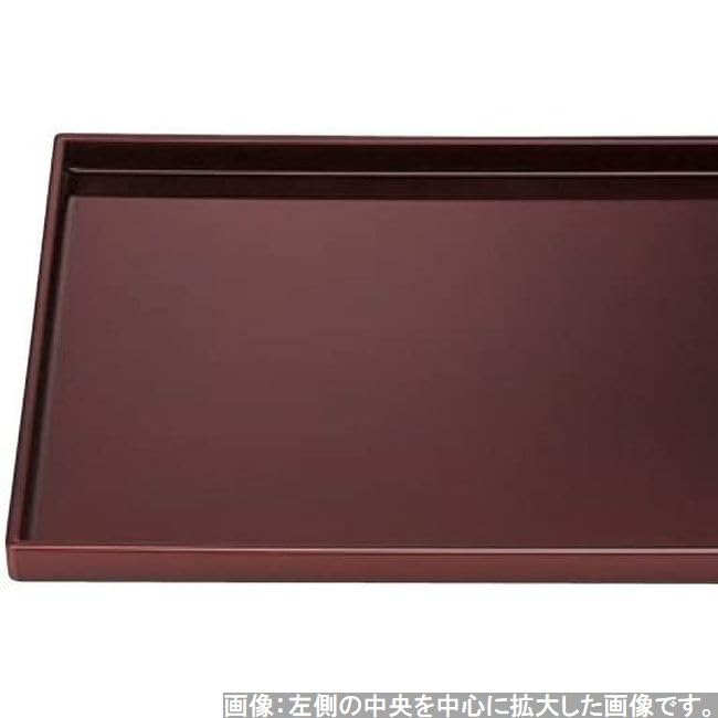 Made in Flying Dragon Tray with Bishamonten Lacquer x x J-kitchens Placemat, Japan, Simple, 8-Shaku (55.6cm 29.5cm 2.5cm)