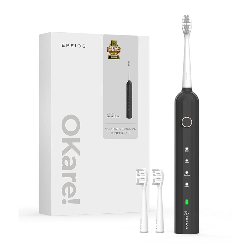 

[ Home Appliance Review Best Buy 2024 Consecutive Award (3 years in a row) Hall of Fame] Electric toothbrush Epeios sonic toothbrush sonic toothbrush