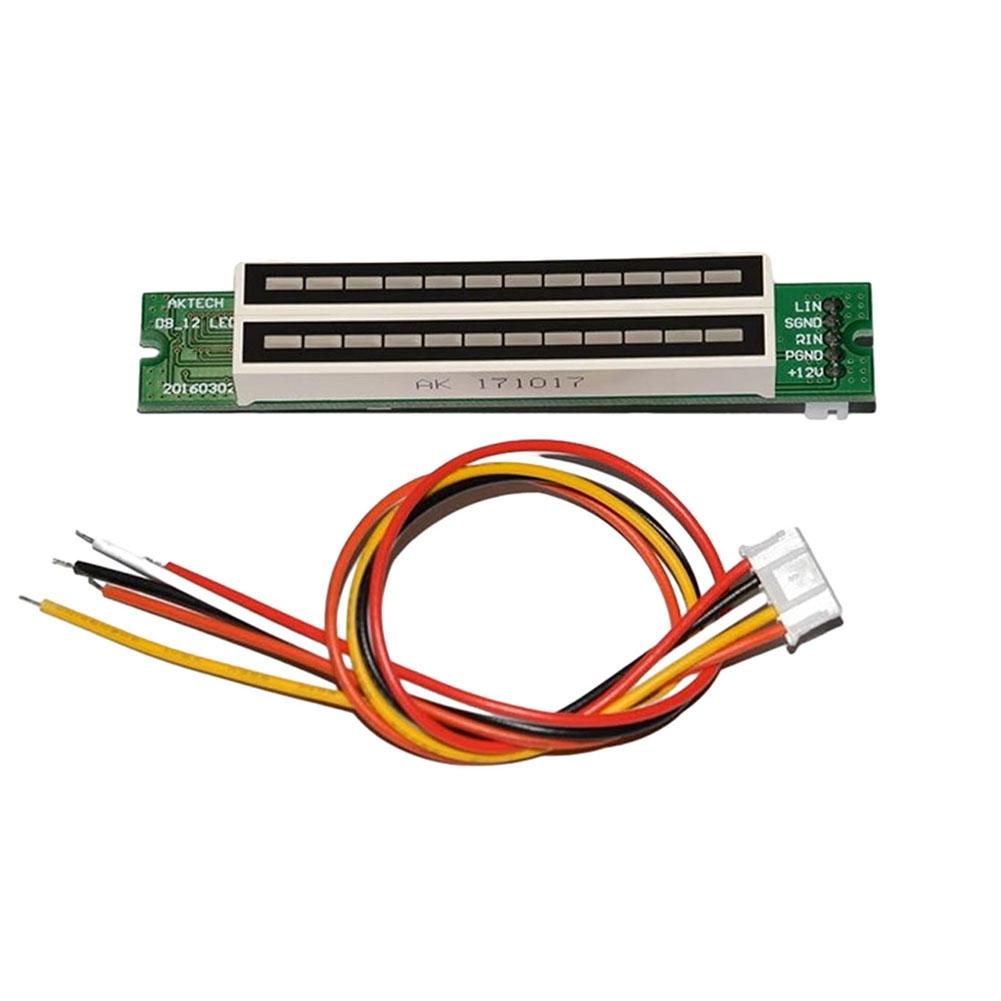 Dual 12bit Level Meter LED Music Level Indicator Mini VU Meter