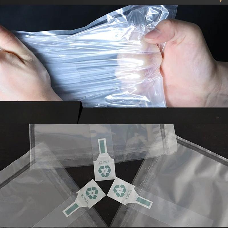 Thickened Nylon Air Column Bag Double Layer Buffer Air Bags Cosmetics Shock-absorbing Airbag Bag Precision Instrument Anti-collision Packaging Pouch