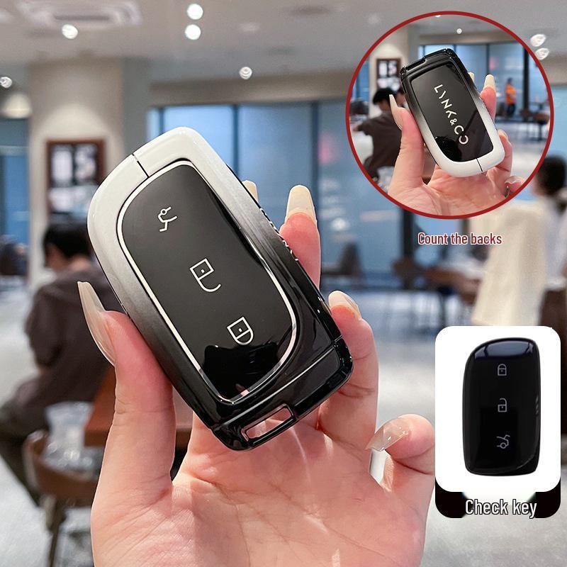 

Lynk & Co Z20 Z10 900 Metal Car Key Case Shell - High-End 2025 Fully Enclosed Design