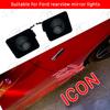 For Ford Escape C-Max Focus Mk3 Mk3.5 Mondeo Kuga HD Led Car Rearview Mirror Welcome Light Laser Projector Lamp Never Fade