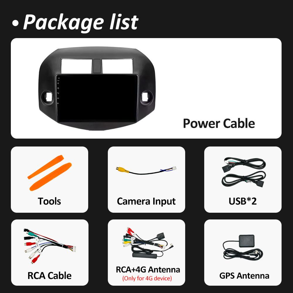 Android Auto Wireless Carplay For Toyota RAV4 3 XA30 2005 2006 2007 2008 2009 2010 - 2013 Car Video Radio Multimedia Player WIFI