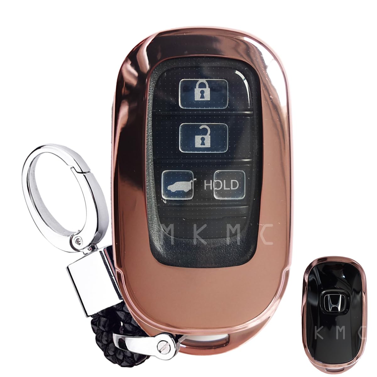

[MKMC] Новый чехол для ключа n-box JF5, материал ТПУ, совместимый с Honda Step Wagon, Visel, Odyssey, кастомные аксессуары, розовый Free Size розовый