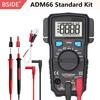 ADM66 Automatic Range Digital Multimeter Trms Mini 6000 Dmm Dual Slot Capacitor Ohm Hz Temperature Ncv Diode Tester
