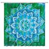Green Tropical Plants Shower Curtain Bathroom Waterproof Polyester Shower Curtain Leaves Printing Curtains for Bathroom Shower