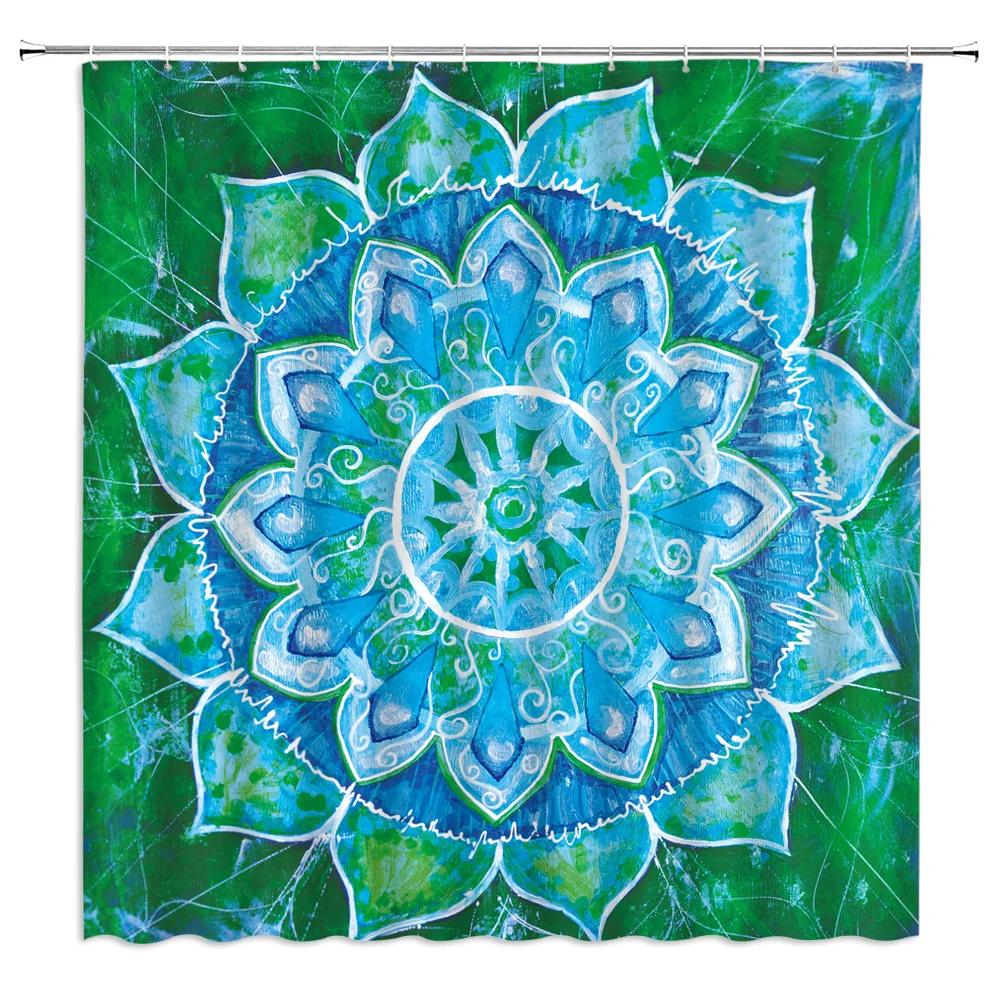 Green Tropical Plants Shower Curtain Bathroom Waterproof Polyester Shower Curtain Leaves Printing Curtains for Bathroom Shower