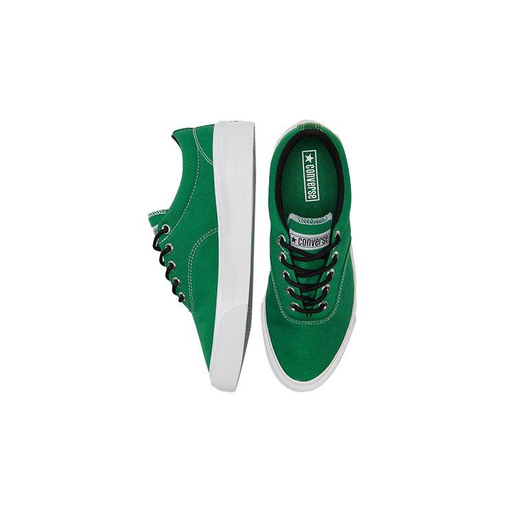 Converse Skidgrip Comfortable Versatile Low Top Canvas Shoes Unisex sneaker Dark-Green 170086C