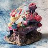 20cm Anime Pocket Monsters Figures GK Eevee Island Action Figurine Model Scene Pvc Statue Decora Collectible Toys Christmas Gift