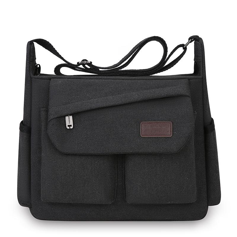 1Pc  Men's Large Capacity Shoulder Backpack Wallet Business Korean Casual Bag Electrical Tools Accessories Crossbody Bag Resistant