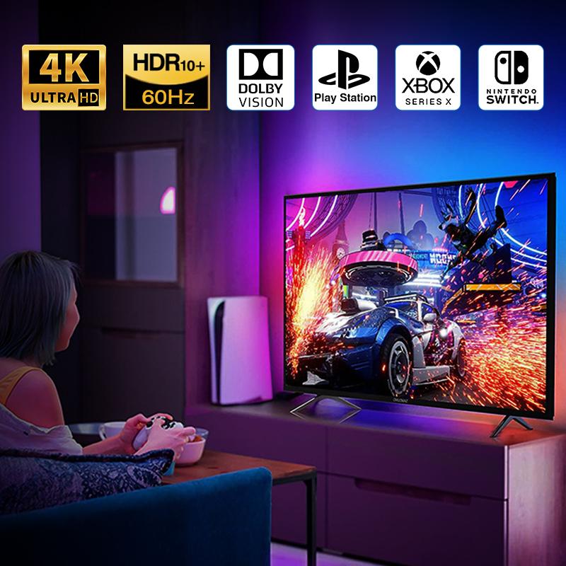 

Светодиодная подсветка телевизора синхронизируется с изображением телевизора, музыкой и видео для коробки синхронизации HDMI RGBCW IC светодиодные ленты TV Plug And Play