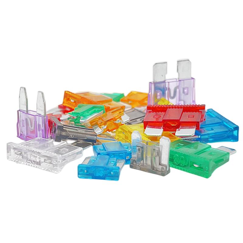 Automotive Fuse Kit,Mini/Small/Medium Size Blade Type for Marine Use Automotive 2A 3A 5A 7.5A 10A 15A 20A 25A 30A 35A Fuses4