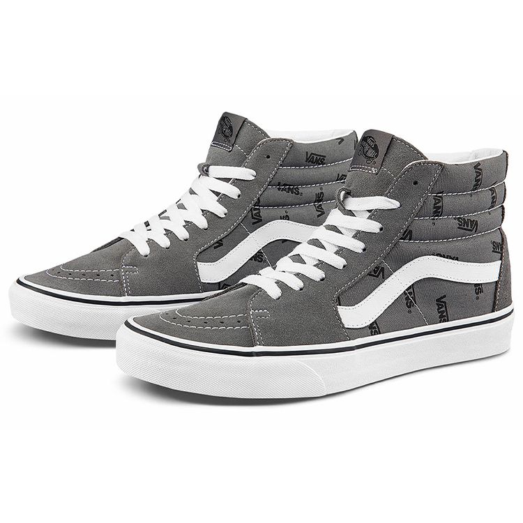 Vans Sk8 Canvas Lightweight High-Top Skate Shoes Unisex Sneakers Gray VN0A5KRH90M