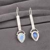 Milky Opal Gemstone 925 Solid Silver Jewelry Handmade Drop/Dangle Earrings 2.3" EE-166-16