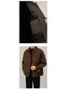 Herren Casual Revers Leichte Jacke – Verdickter Amerikanischer Stil für Frühling und Herbst