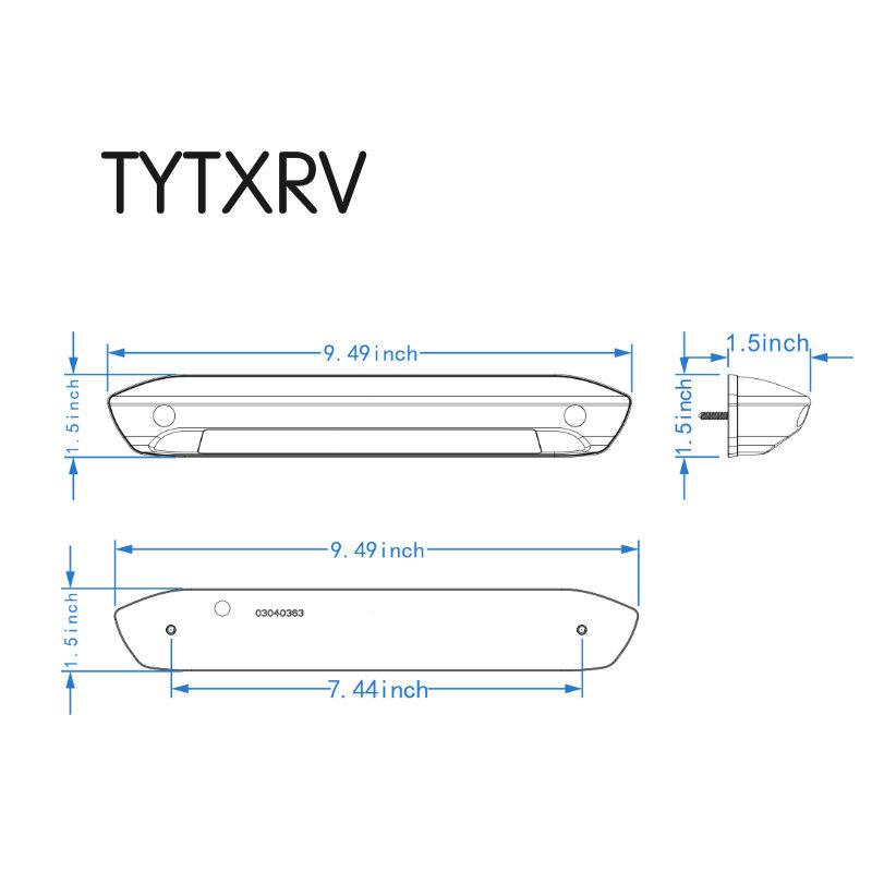 12V/24V RV LED Awning Porch Light Waterproof Motorhome Caravan Interior Wall Lamps Light Bar RV Van Camper Trailer Exterior Lamp