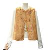 Spring Jacquard Vest: Elegant Chinese Style for Middle-aged & Elderly Women