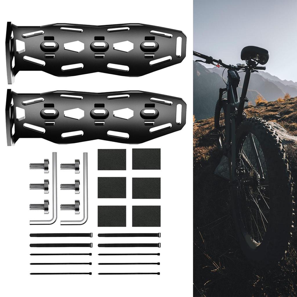 Bicycle Bag Rack, Easy To Install Bike Holder, Front Fork Water Bottle Holder Bracket,