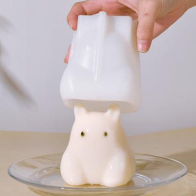 3D Cat Silicone Mold DIY Mousse Cake Jelly Pudding Candle Mold Wax Candle Making Ice Tray Soap 3D Pudding Mold Home Decoration