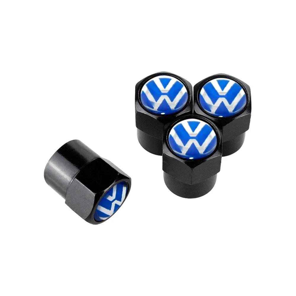 2026 Heiß Für VW VOLKSWAGEN 4 Stück Auto Radventil Kappen Reifen Luftabdeckungen für Volkswagen Polo GTI Passat Käfer Jetta Lavida Tou