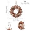 1PCS Fall Pumpkin Wreath Charming 17.72 Fall Pumpkin Wreath For Cozy Thanksgiving Home Decor Christmas Festive DIY Decorations
