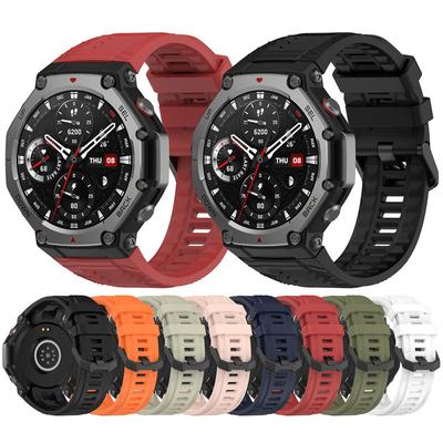 Silicone Strap For Amazfit T-REX3 Watch Band Soft Smartwatch Sport Bracelet Wristband For Amazfit T-REX3 Accessories