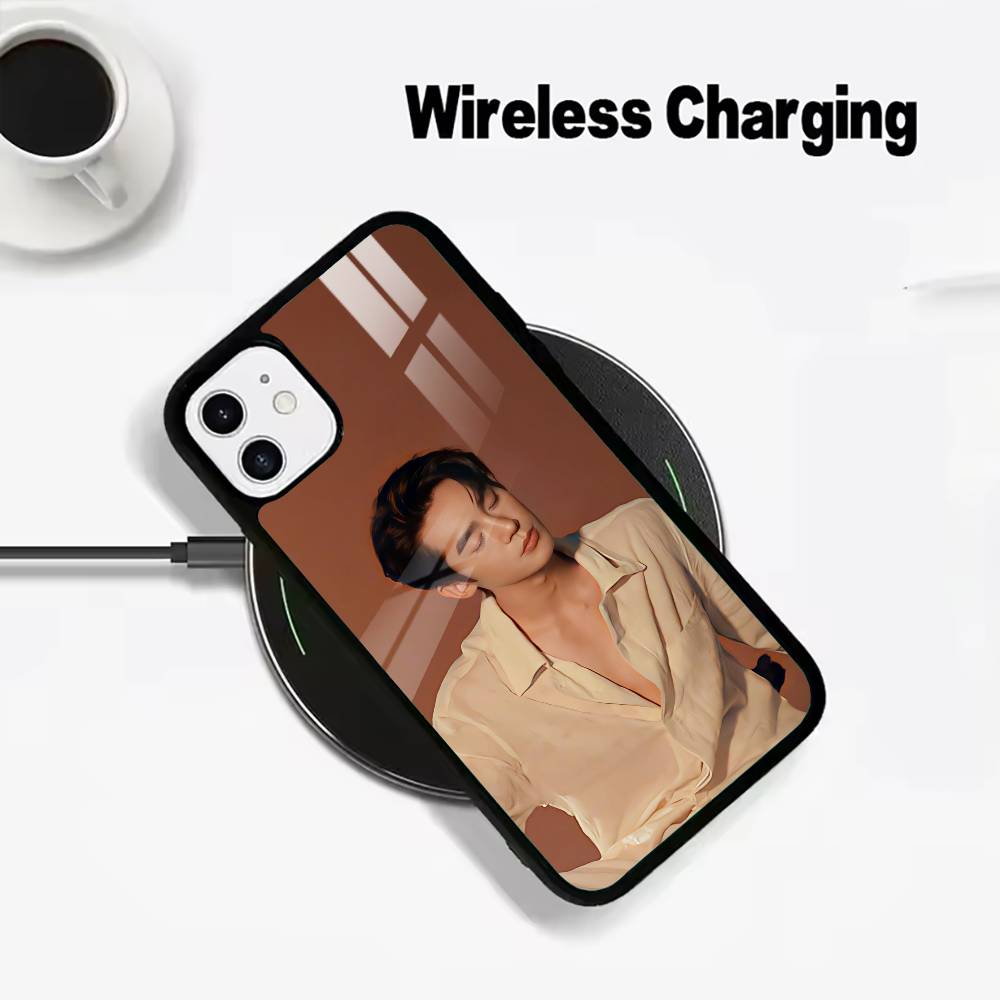 actor-Yu Shi Phone Case For IPhone17 16 15 14 13 12 11 Pro Max 16/15/14Plus Wireless Charger Cover Funda