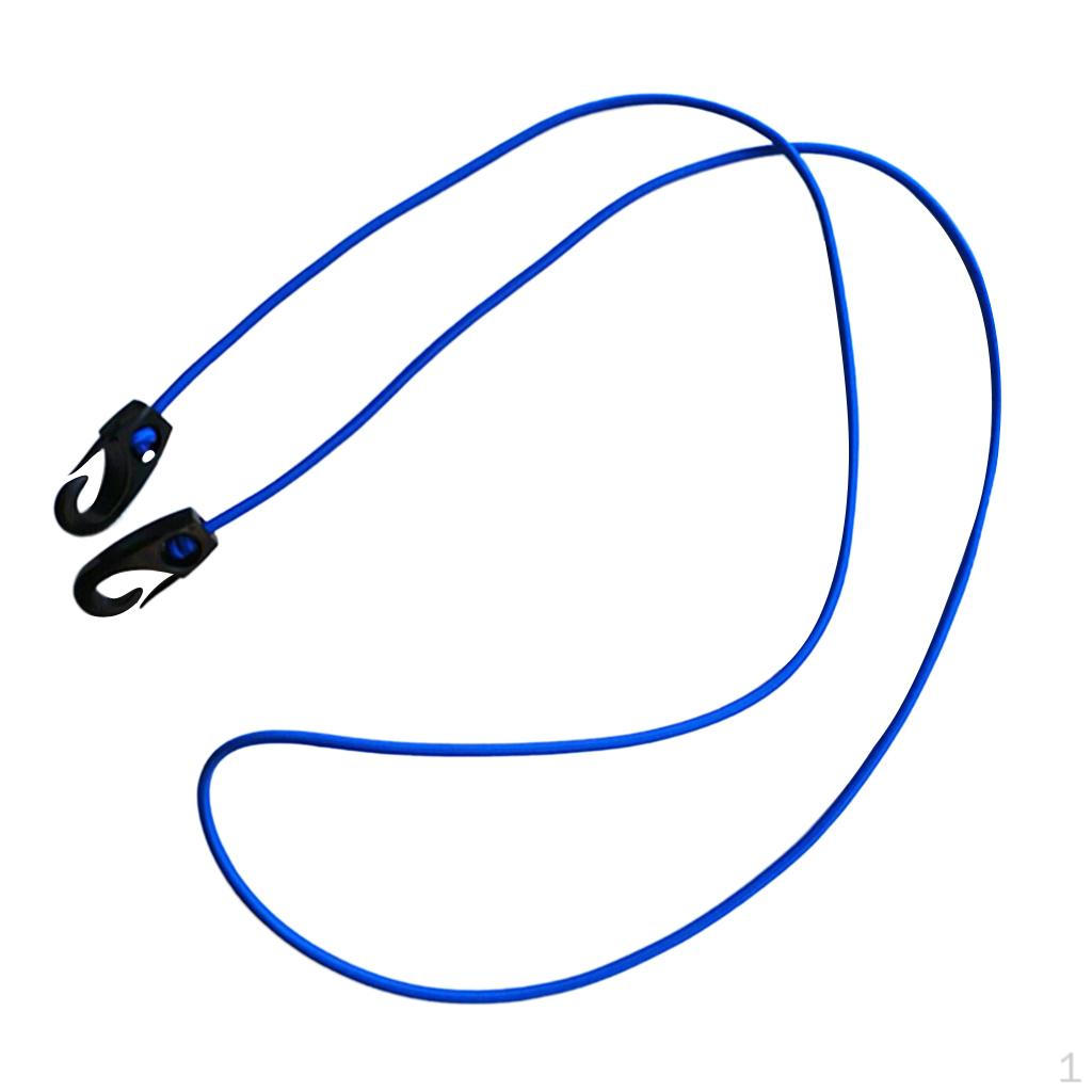 

185mm Durable Elastic Stretch Cord Shock Rope Hook tie Kayak Canoe Boat DIY Craft Accessories синій